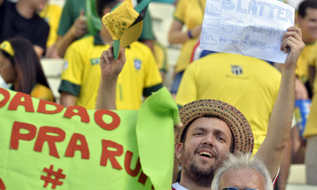 Sepp Blatter urges Brazil protesters not to link grievances to football...
