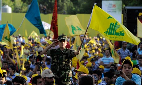 Hezbollah supporters rally in Lebanon's Bekaa valley