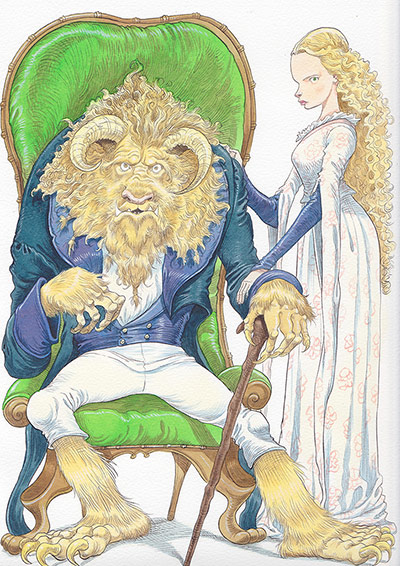 National Bookstart Week: Beauty and the Beast by Chris Riddell
