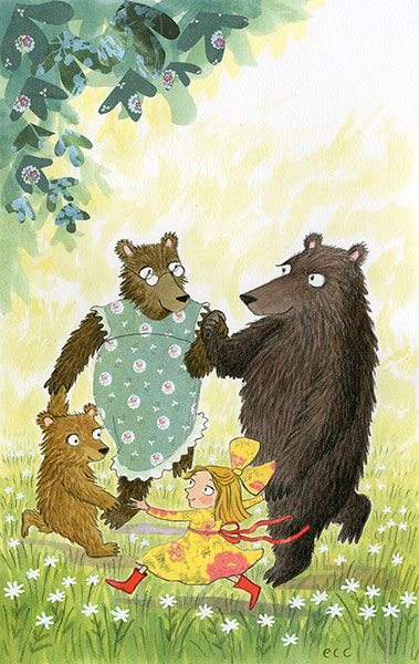 National Bookstart Week: Goldlilocks and the Three Bears by Emma Chichester Clark