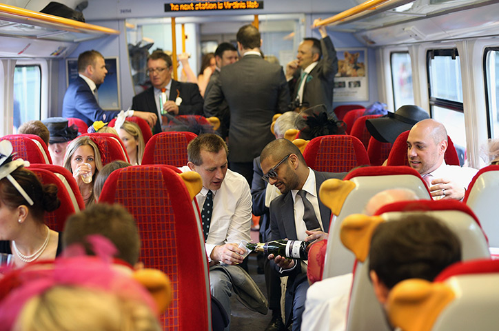 Ladies day at Ascot: First class travel from Waterloo station