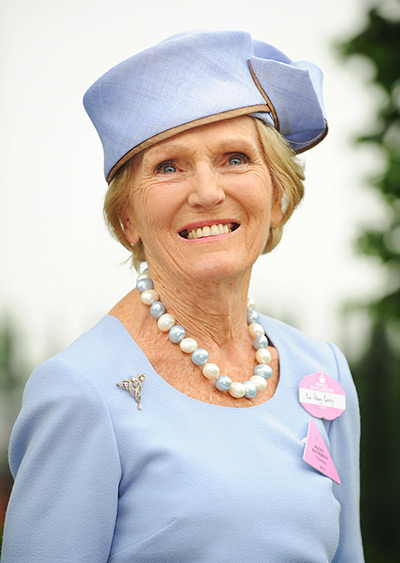 Ladies day at Ascot: Mary Berry 