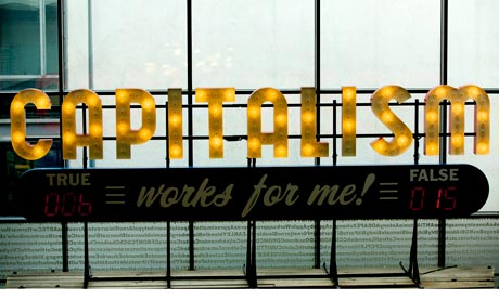 capitalism sign