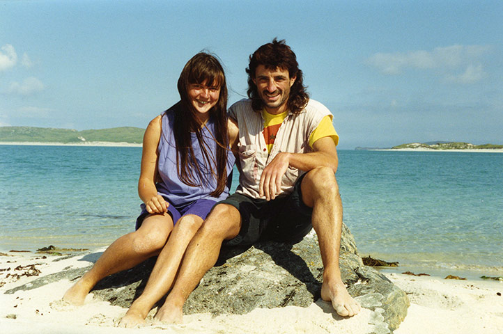 Under cover cops: John Dines and Helen Steel