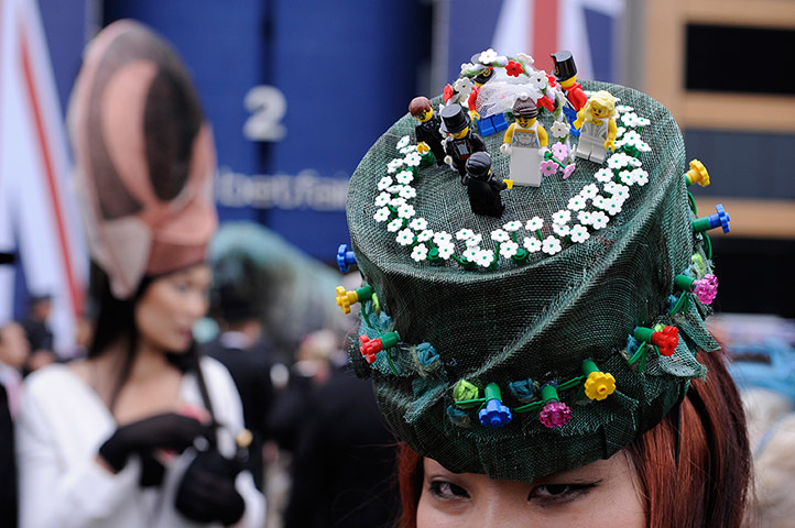 Tom's Ladies day: Looks like Lego have gone into millinery 
