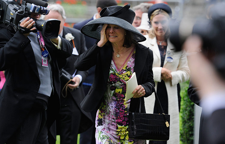 Tom's Ladies day: An emotional Lady Cecil after her horse Riposte won the 2nd race