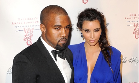 Kanye West and Kim Kardashian