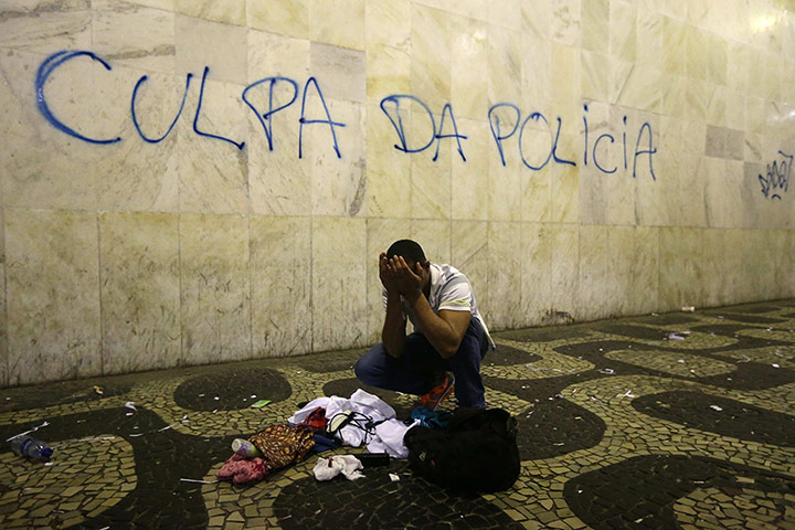 Brazil protests: Protests In Rio De Janeiro
