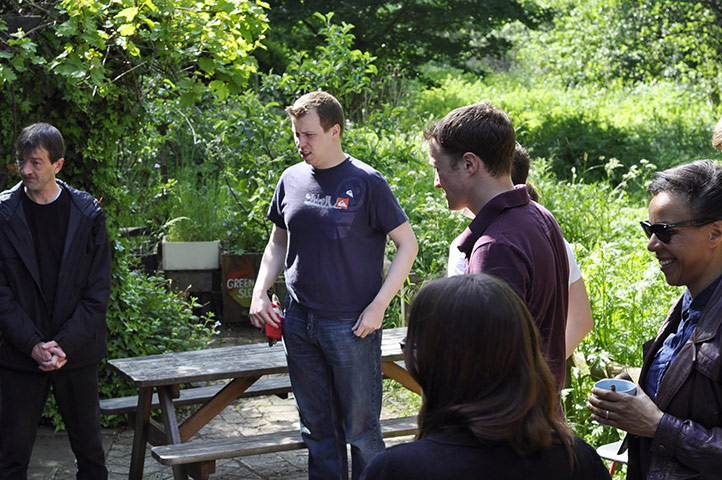 Guardian staff at Camley Street Natural Park for volunteering week 2013