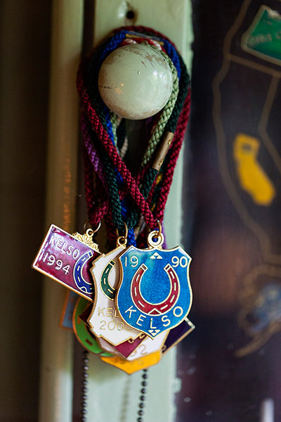 The Selby: Enamel badges from race meetings