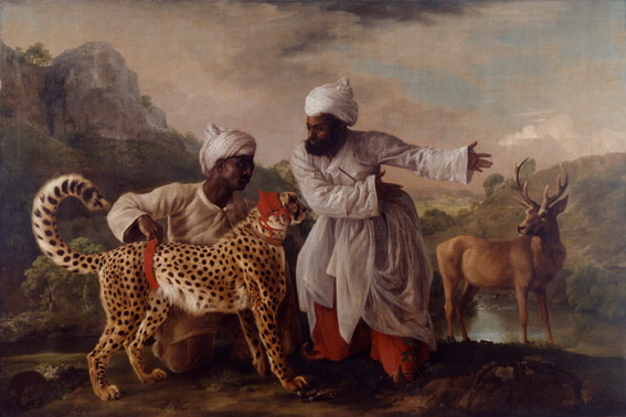 Art Everywhere: George Stubbs, Cheetah and Stag with Two Indians, c. 1765 