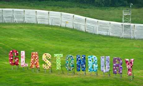 Glastonbury festival 2013 preperations