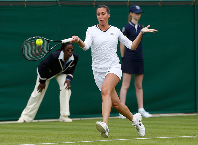 Wimbledon day one: Flavia Pennetta