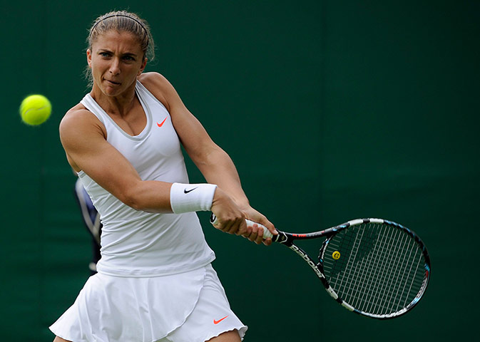 Wimbledon day one: Sara Errani