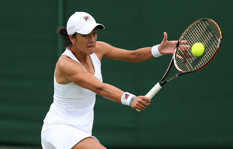 Wimbledon day one: Silvia Soler Espinosa