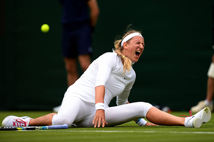 Wimbledon update two: Azarenka slips