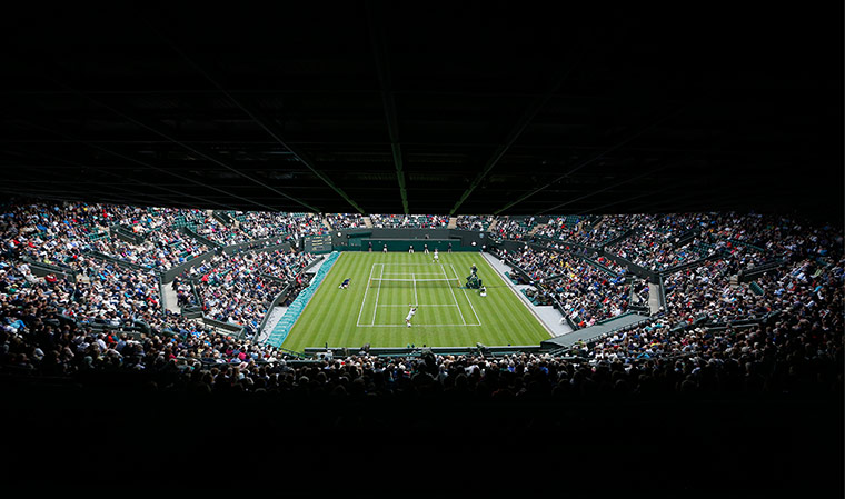 Nadal v Darcis: Darcis serves