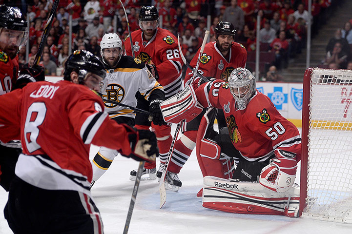 Stanley Cup final: NHL: JUN 15 Stanley Cup Final - Bruins at Blackhawks - Game 2