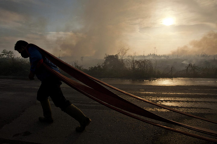 Indonesia Fires: Forest Fires in Sumatra, Riau Province
