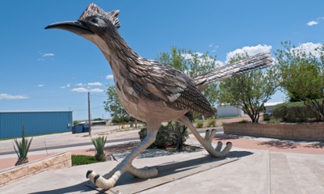 Paisano Pete, giant roadrunner in Fort Stockton, Texas