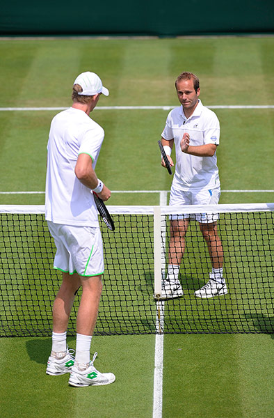 Tom Wimbo day 2: Olivier Rochus and Kevin Anderson