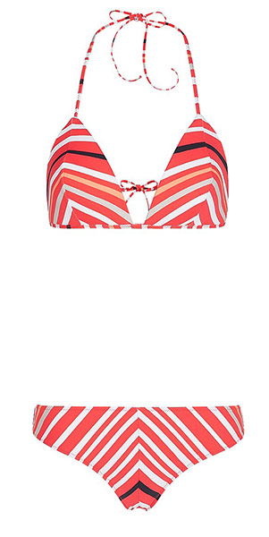 Swimsuit gallery: Chevron stripe bikini