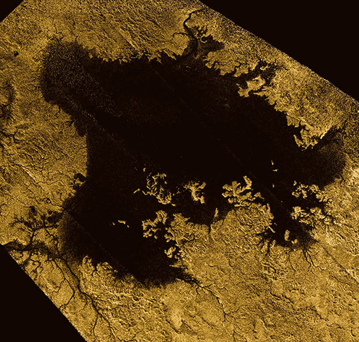 A Month in Space: second largest known body of liquid on Saturn's moon Titan