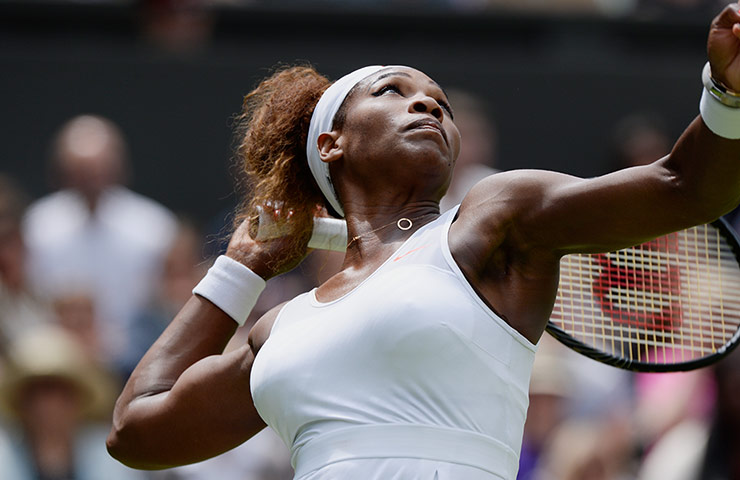 Tom Wimbo day 2: Serena Williams