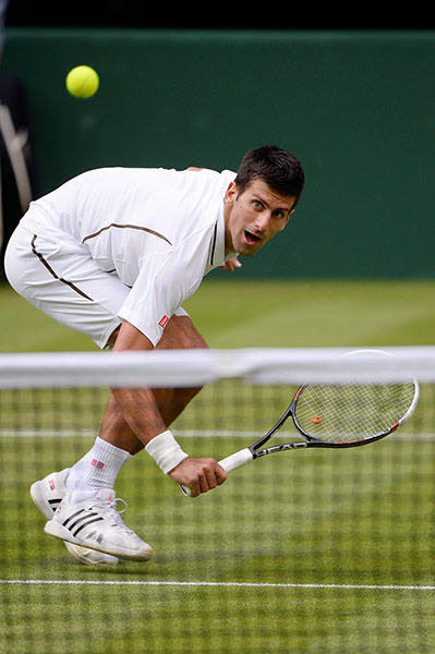 Tom Wimbo day 2: Novak Djokovic 