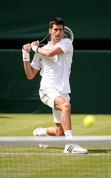 Tom Wimbo day 2: Novak Djokovic