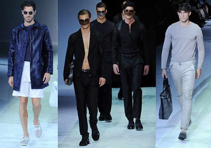 1 Milan menswear:: Emporio Armani S/S14