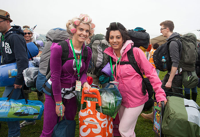 Glastonbury: A couple of Liverpudlian friends