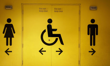 Disabled bathroom wheelchair access