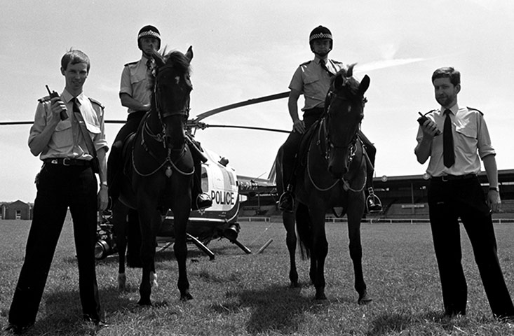 Glastonbury 80s: Police security