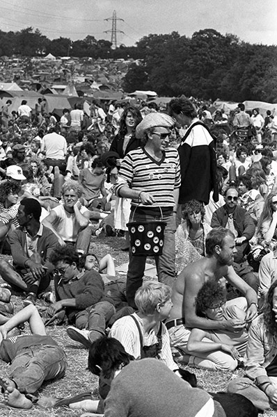 Glastonbury 80s: Collecting for miners