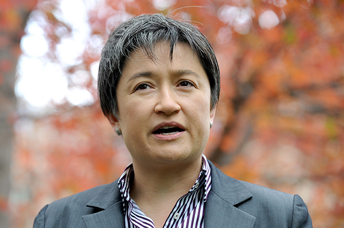 In and Out: Finance minister Penny Wong