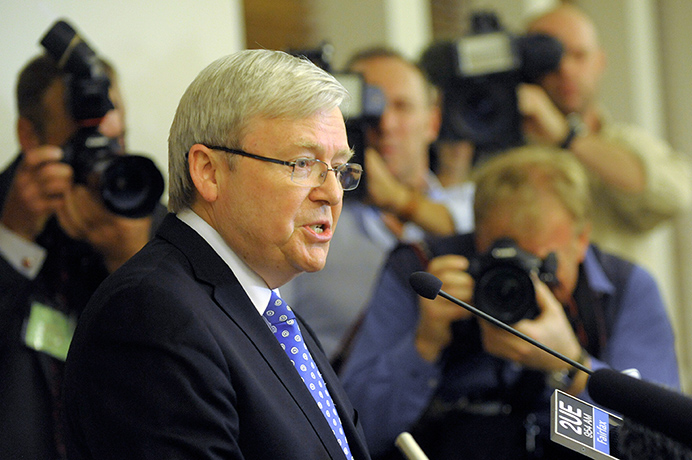 In and Out: Kevin Rudd