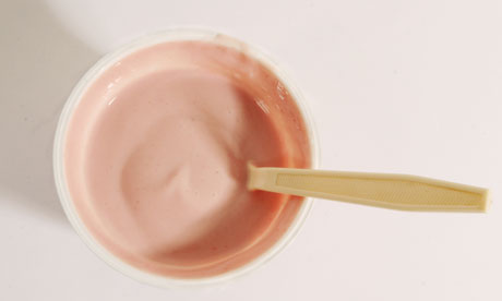 Pink yoghurt
