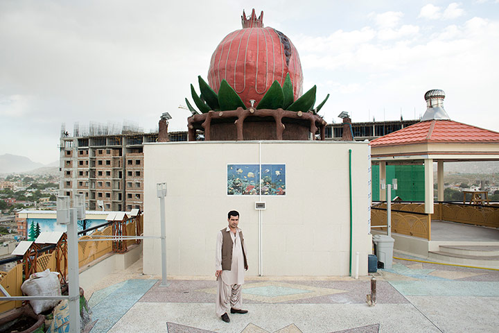 Kabul's new rich: On the roof of the Pomegranate Tower