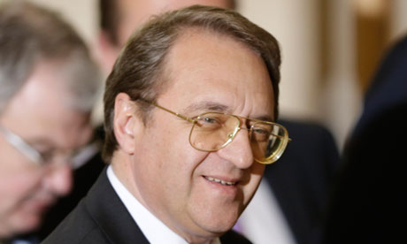 Russian deputy foreign minister Mikhail Bogdanov