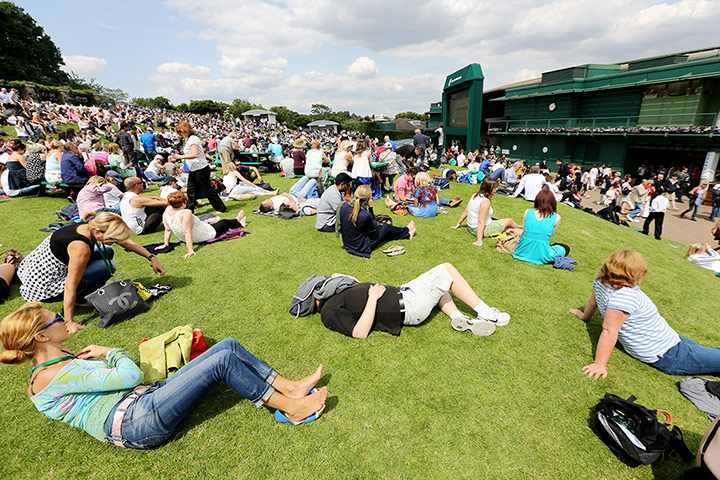Sleepers at Wimbledon: Asleep on Murray Mount