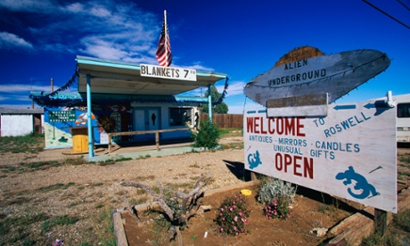 Welcome to Roswell... where alien kitsch meets sleepy small town America.