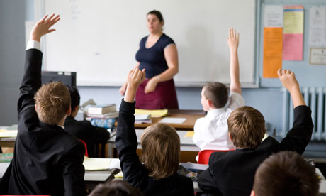 Pupils in a classroom