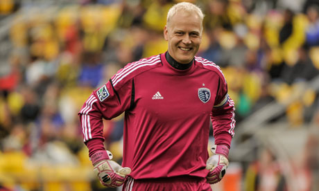 Goalkeeper Jimmy Nielsen