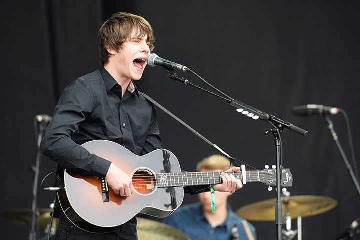 Glastonbury day one: Jake Bugg gets the crowd going on the the Pyramid stage