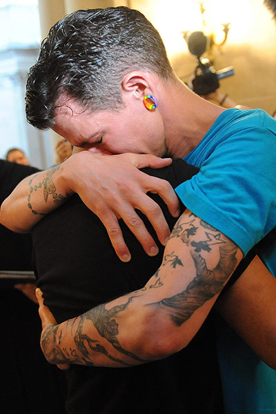 Same-sex weddings: Jae Keitamo and Rob