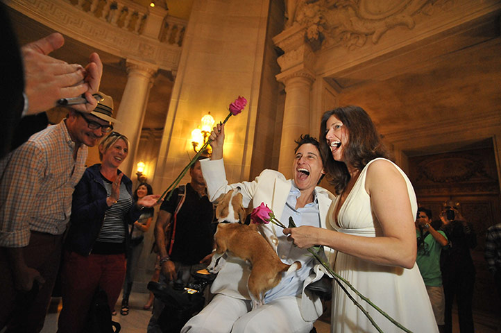 Same-sex weddings: Jen and Francis Rainin