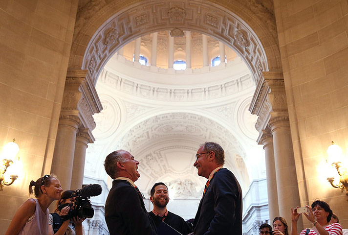 Same-sex weddings: Cosgrove Norstadt and Jeff Foote