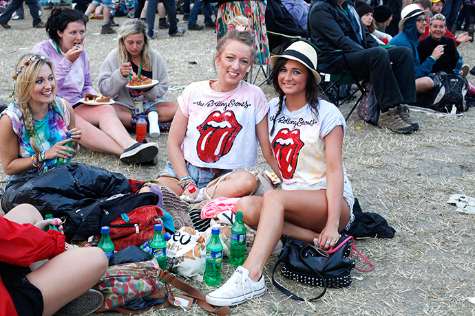 Rolling Stones: Charlotte and Alex wait for the Rolling Stones 