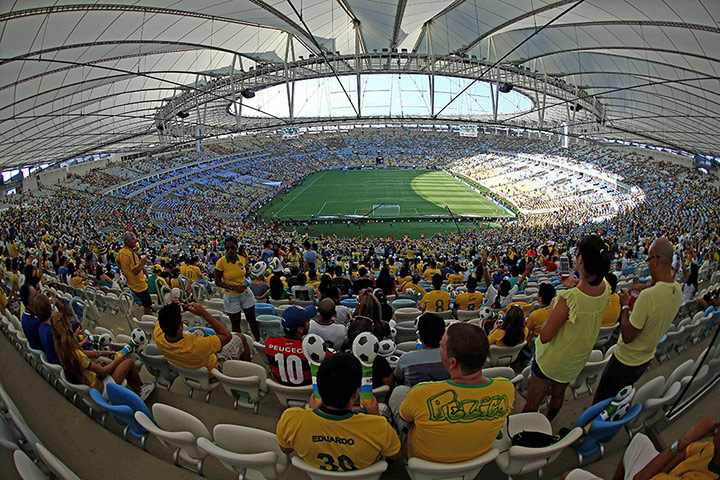 sport: A general view of the newly-renovated Ma